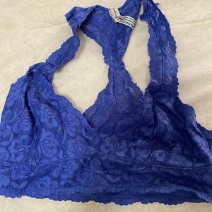 Free people lace bralette purple/blue size medium worn once